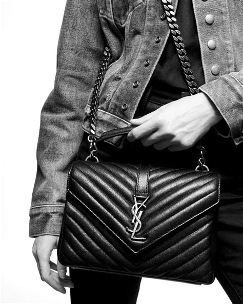 sac ysl college bi matiere|COLLEGE MEDIUM IN QUILTED LEATHER .